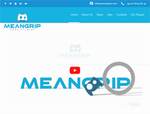 Tablet Screenshot of meangrip.com